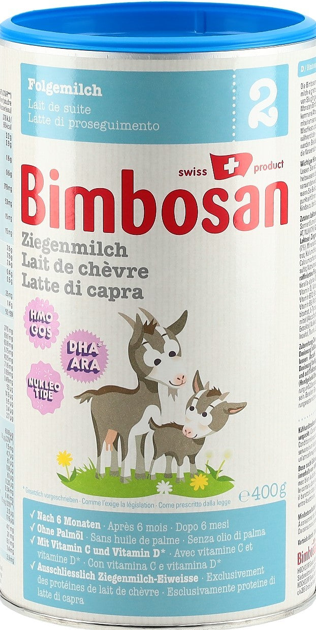Bimbosan Ziegenmilch 2 Folgemilch (400g)