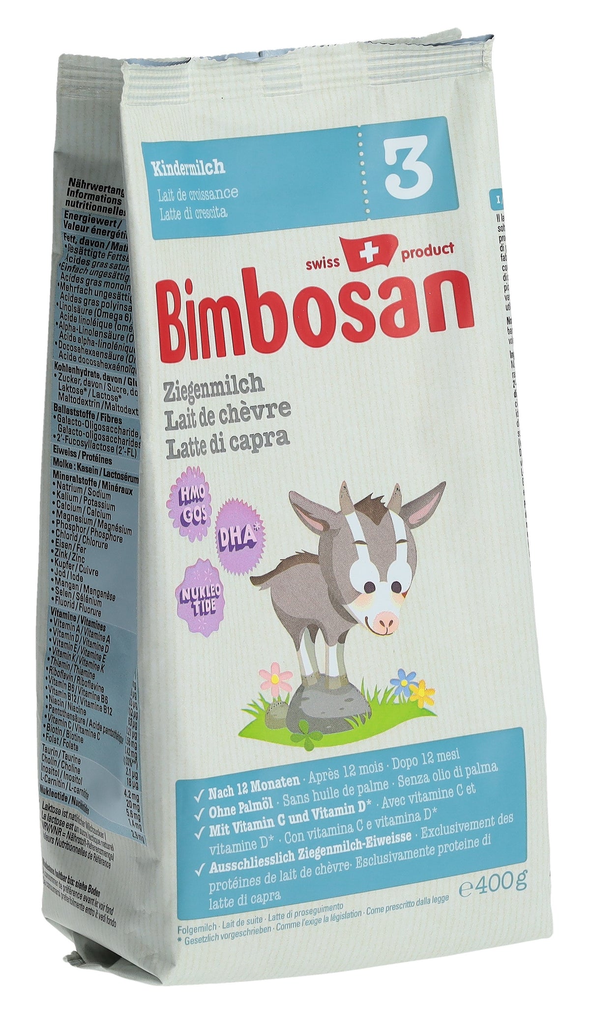 Bimbosan Ziegenmilch 3 Kindermilch Refill Beutel (400g)