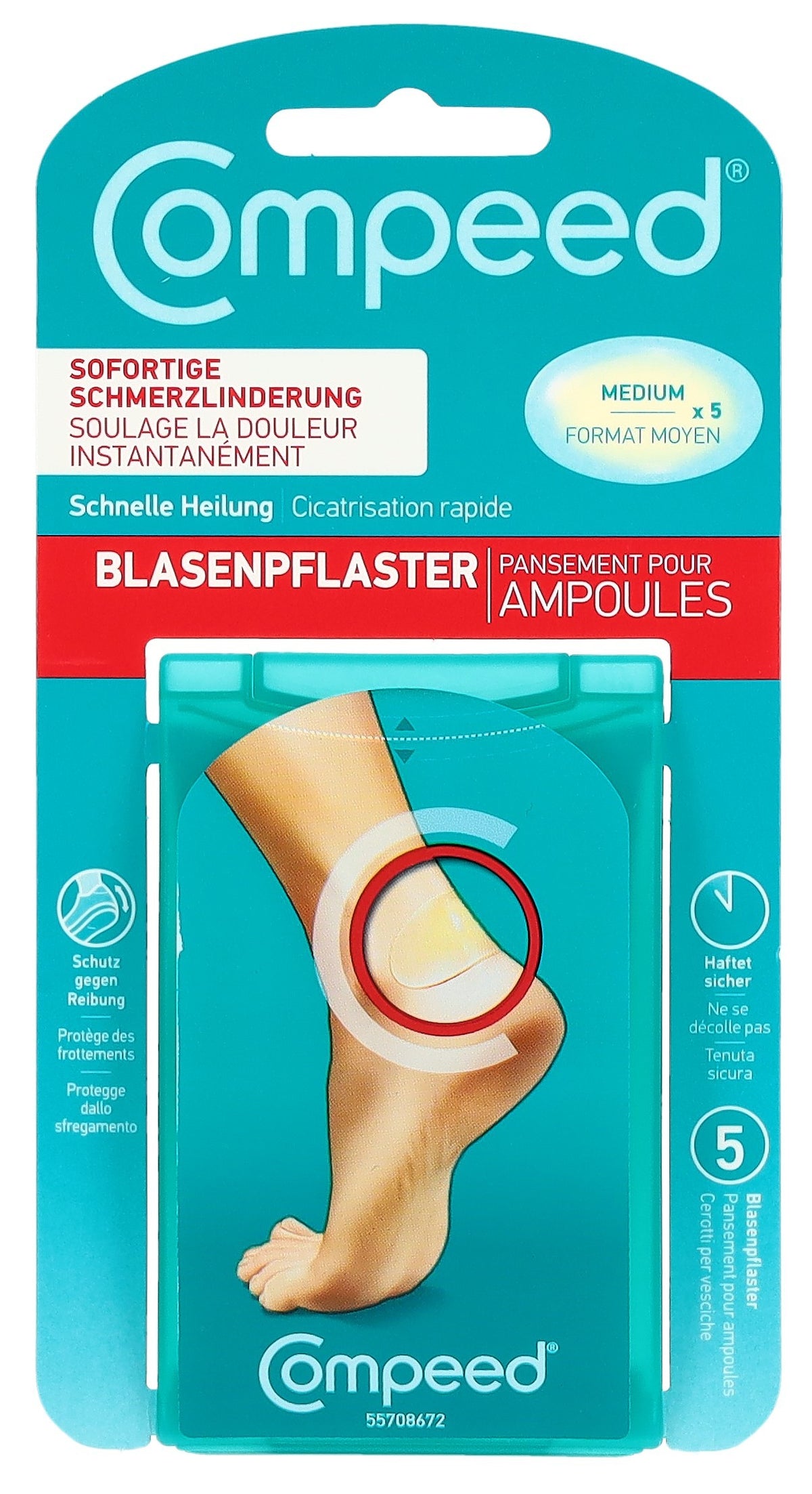 Compeed Blasenpflaster Blasenpflaster Medium (5 Stk)