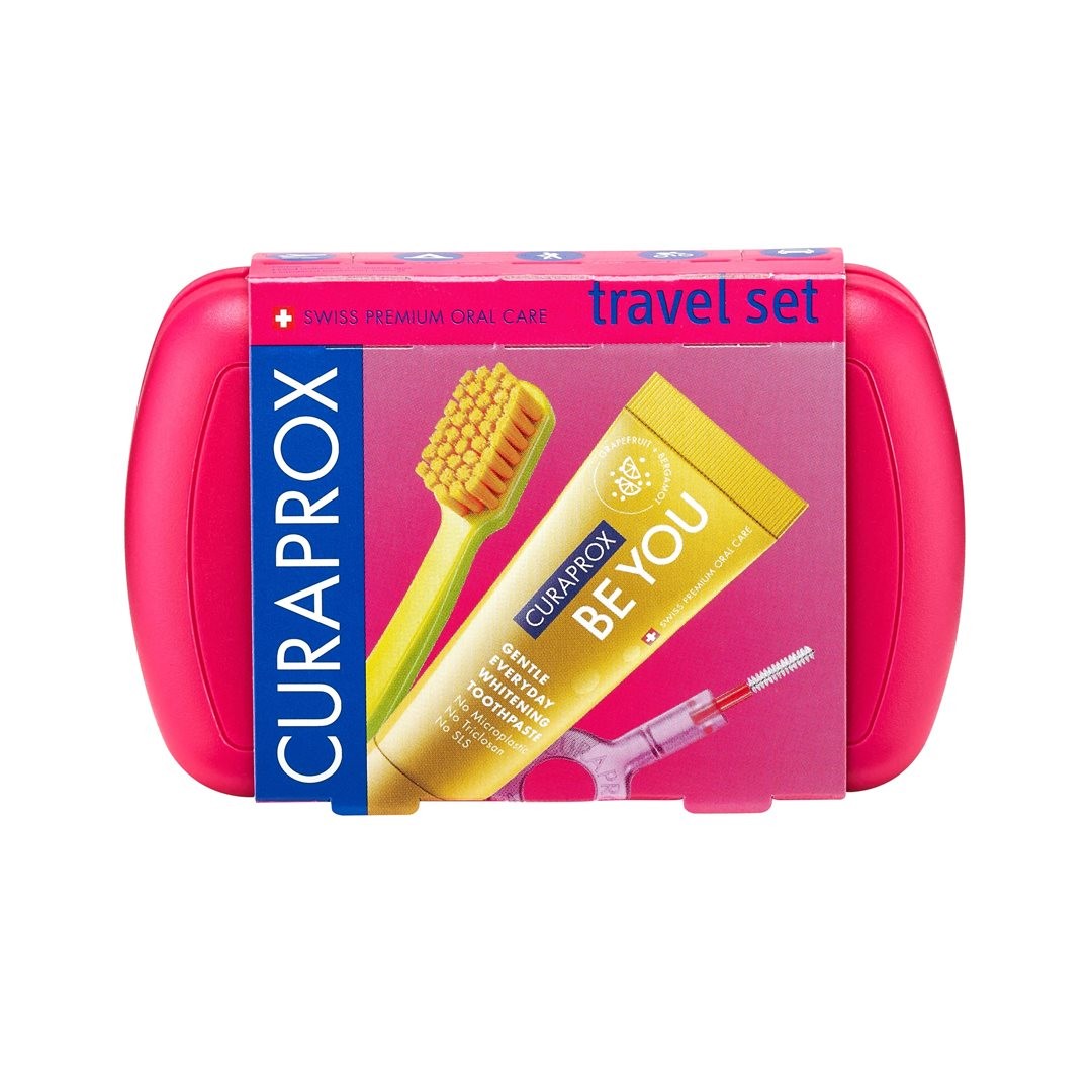 Curaprox Travel Set, magenta (1 Stk)