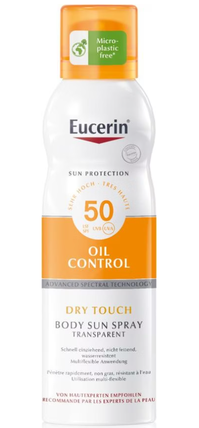 Eucerin Sun Body Spray Oil Control Dry Touch LSF 50 (200ml)