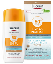 Eucerin Sun Face Hydro Protect Tinted medium LSF50+ (50ml)