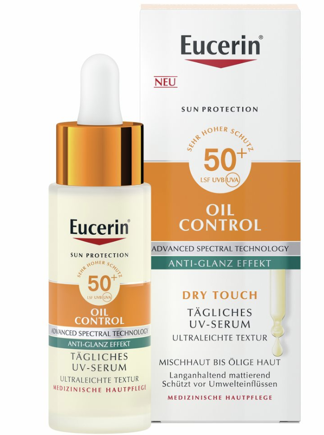 Eucerin Sun Face Oil Control Serum LSF50+ (30ml)