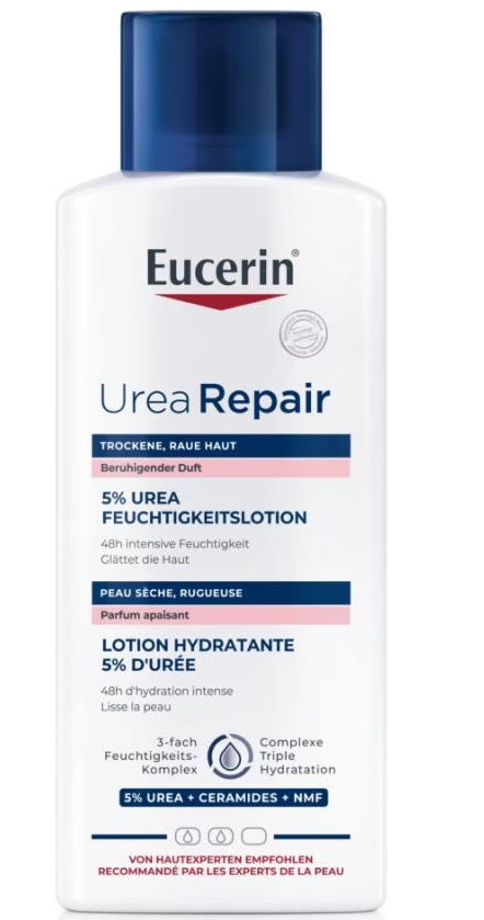 Eucerin Urea Repair Plus 5% Urea Lotion, mit Duft (250ml)