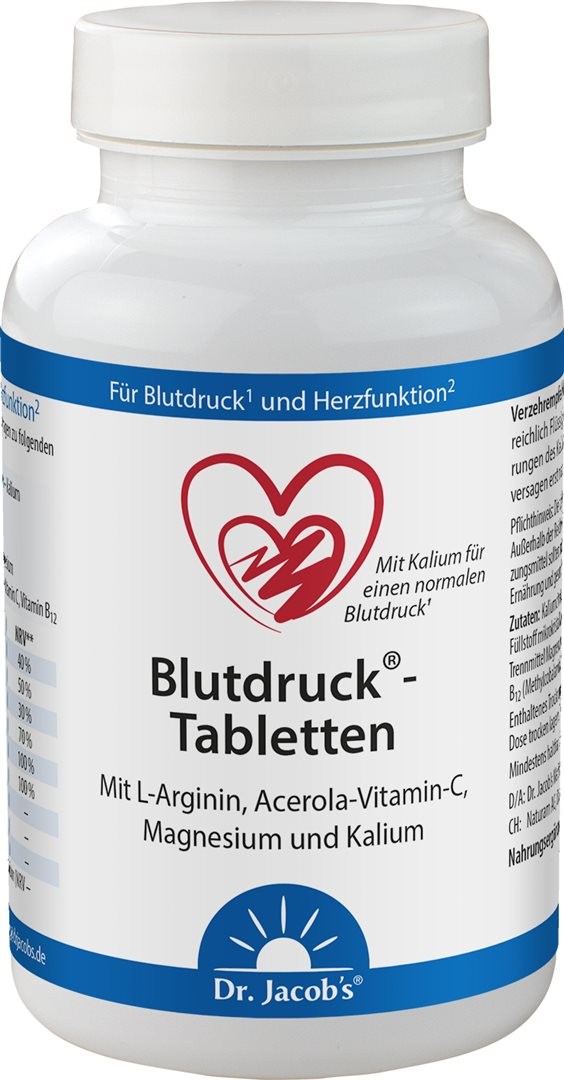 Dr. Jacob's Blutdruck Tabletten (126 Stk)