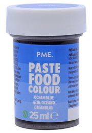 PME Cake Backfarbe Paste, Ozeanblau (25g)