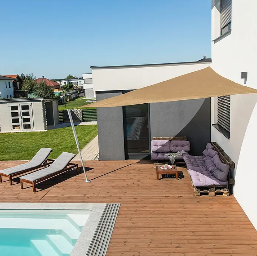 Windhager Sonnensegel Capri, Dreieck, 5x5x5m (1 Stk)