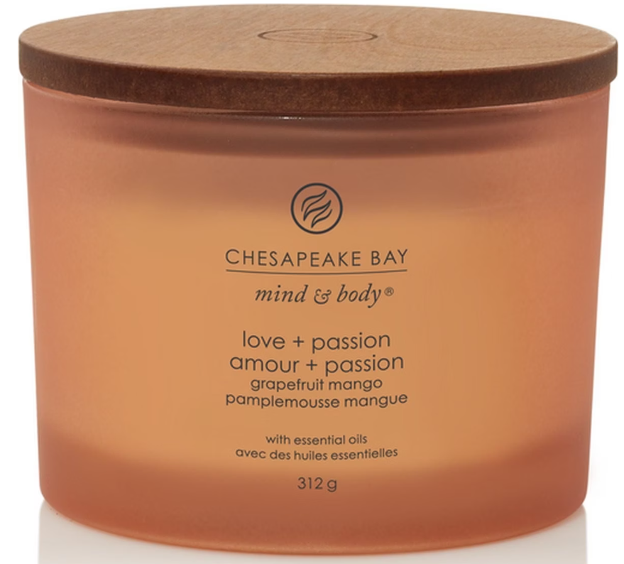 Chesapeake Bay Candle Love & Passion 3-Docht-Duftkerze (312g)