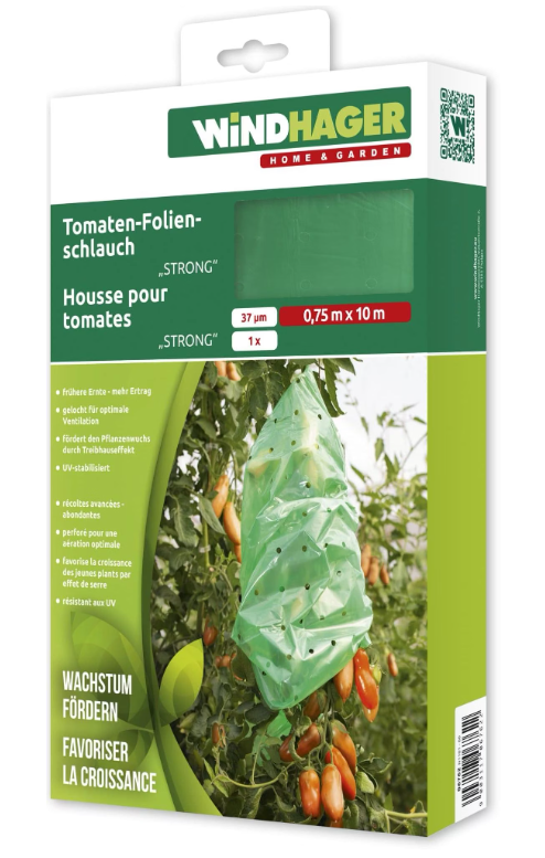 Windhager Tomaten-Folien-Schlauch STRONG, 10x0.75m (1 Stk)