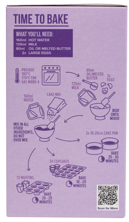 PME CAKE Schokoladen-Kuchenmischung (500g)