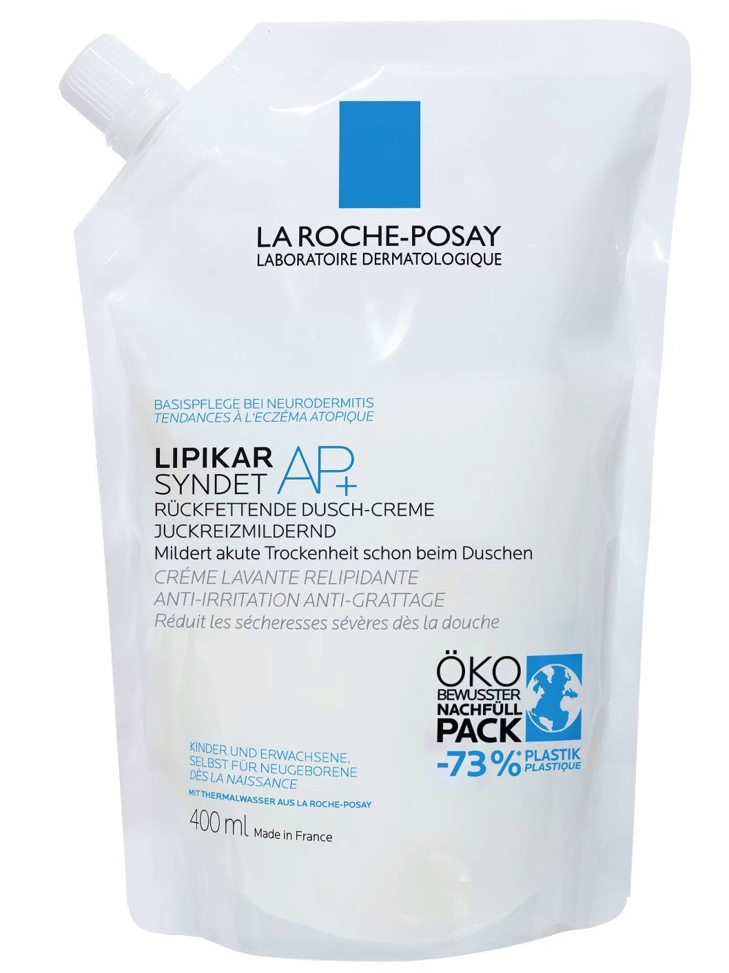 La Roche-Posay Lipikar syndet AP+, Refill (400ml)