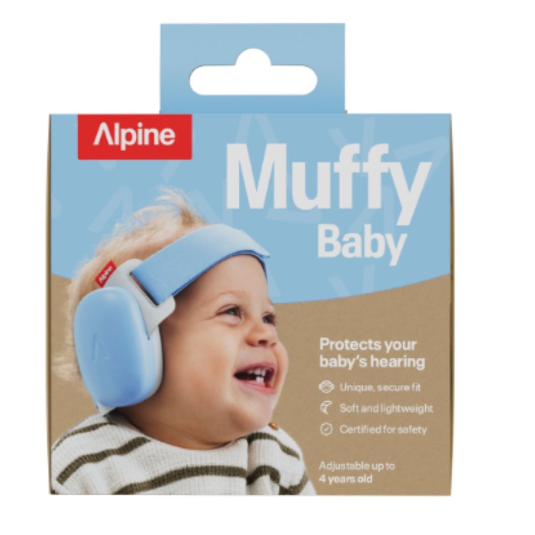Alpine Kapselgehörschutz MUFFY Baby 2.0, babyblau (1 Stk)