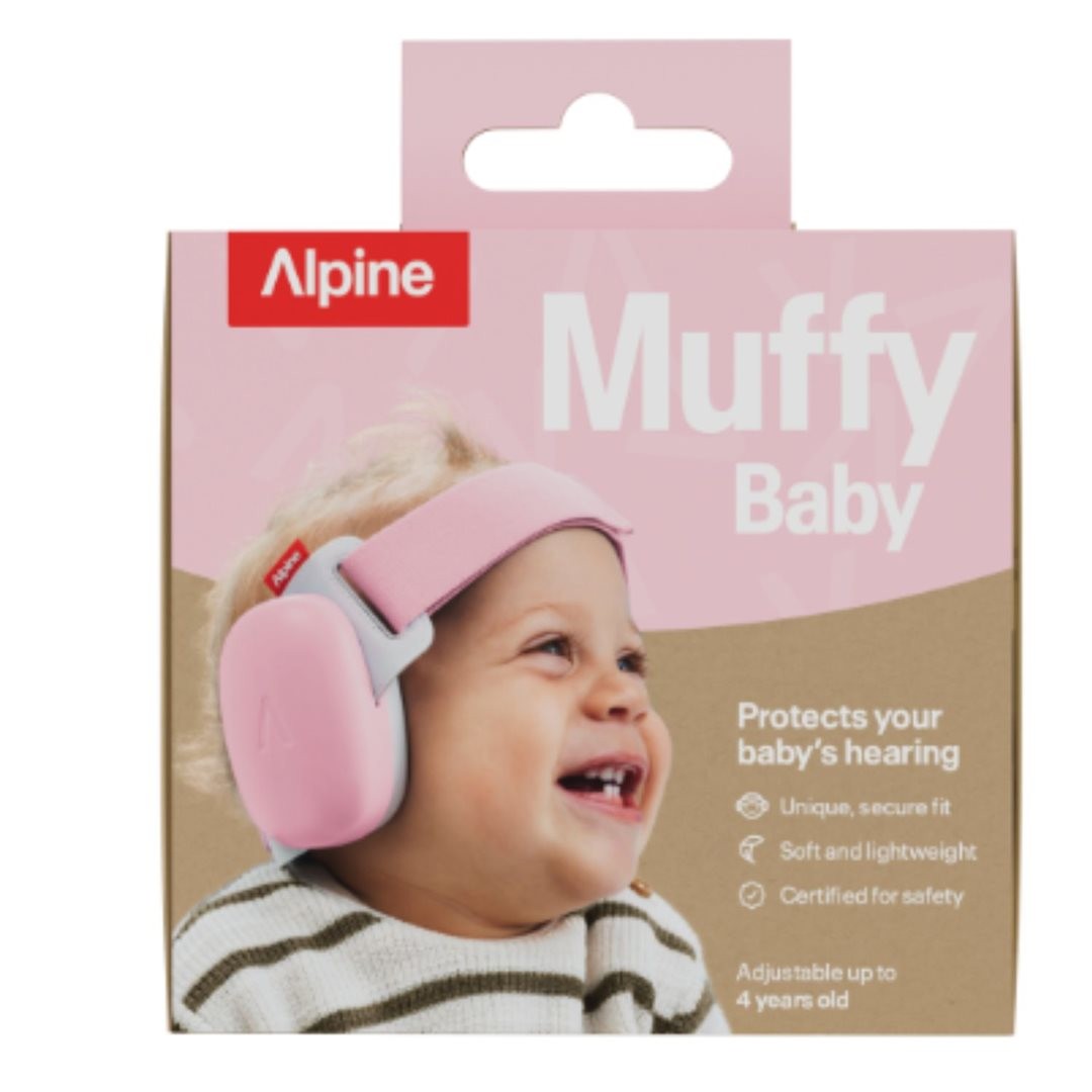 Alpine Kapselgehörschutz MUFFY Baby 2.0, rosa (1 Stk)