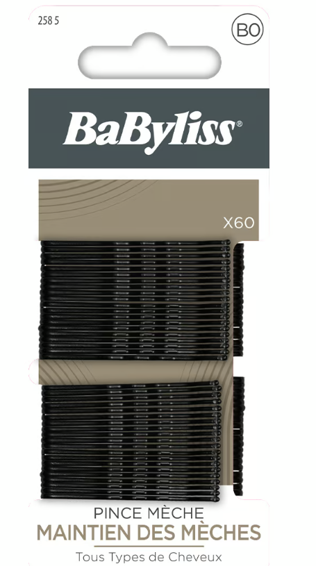 BaByliss Haarklemmen schwarz (60 Stk)
