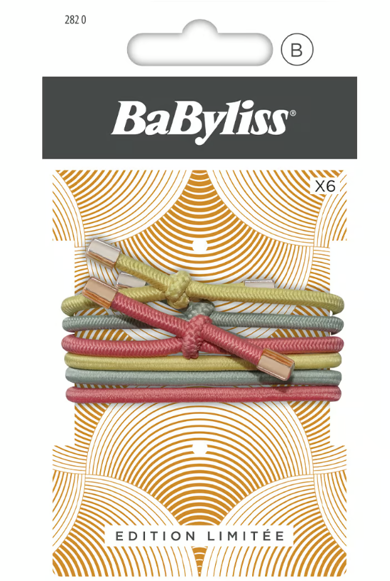 BaByliss farbige Haargummis (6 Stk)