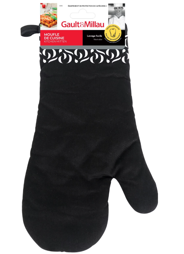 Gault Millau Ofenhandschuh schwarz (1 Stk)