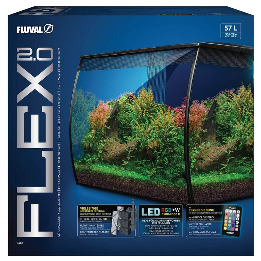Fluval Flex 2.0 Süsswasser-Aquarium 57 Liter (1 Stk)