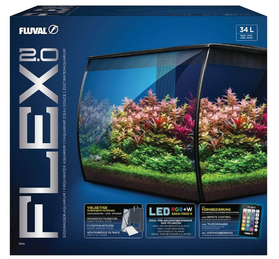 Fluval Flex 2.0 Süsswasser-Aquarium 34 Liter (1 Stk)