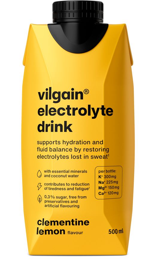 Vilgain Electrolyte Drink Mandarine mit Zitrone