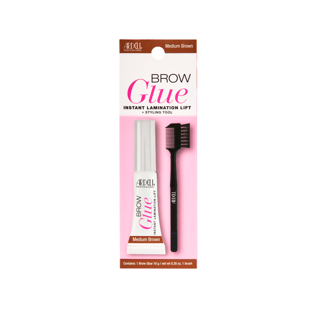 Ardell Brow Glue Augenbrauengel Medium Brown (10g)
