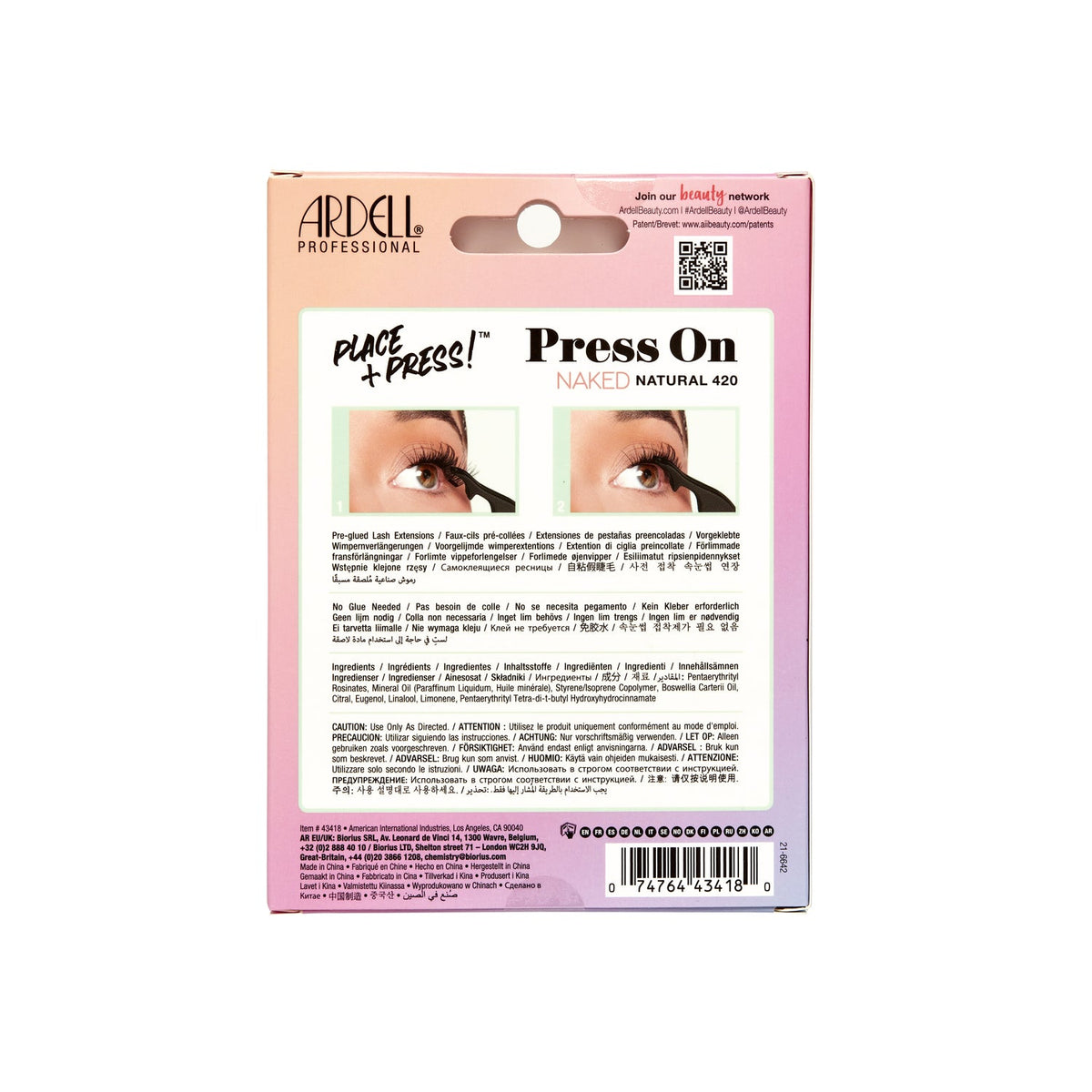 Ardell Press On Underlash Extensions Naked 420 (30 Stk)