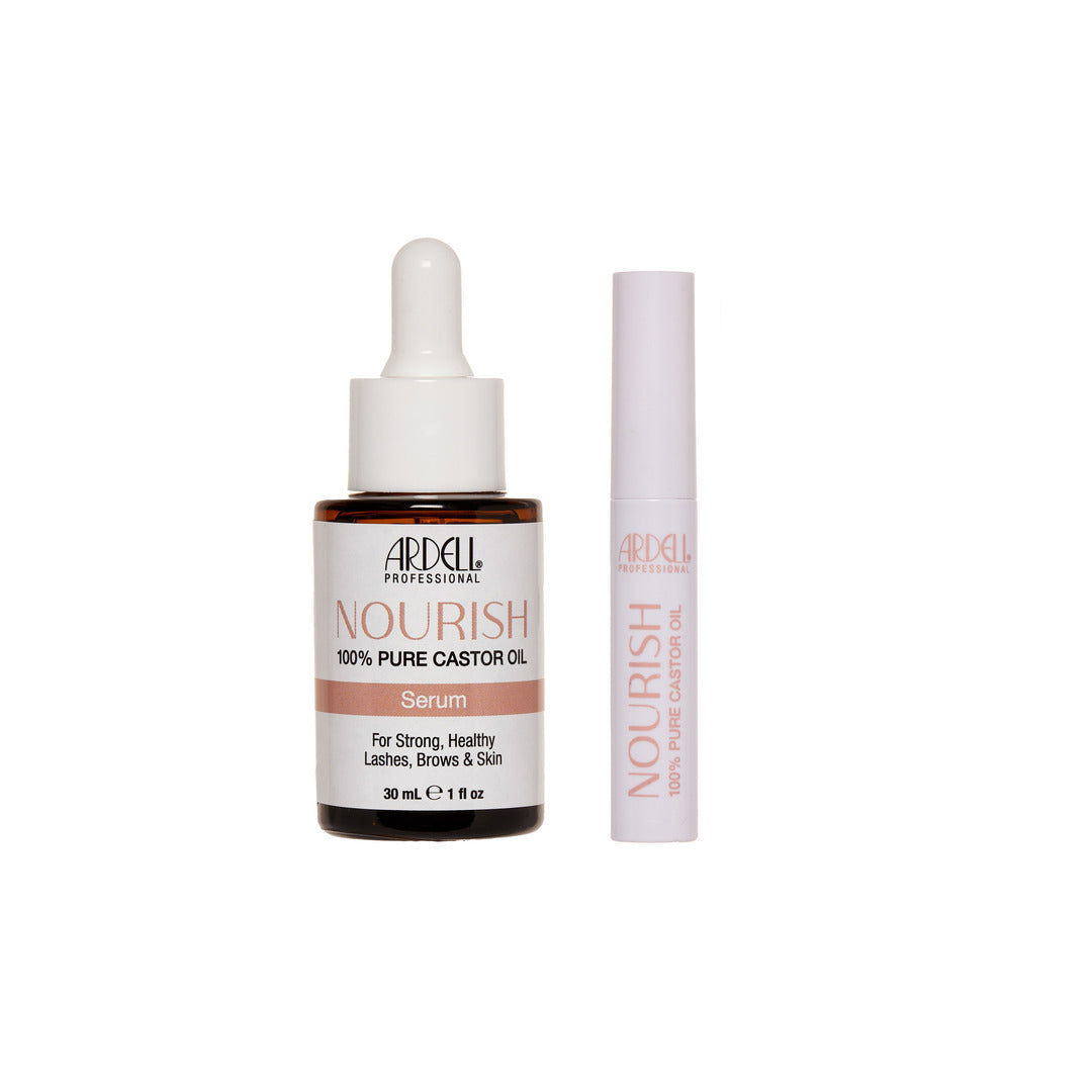 Ardell Nourish 100% Pure Castor Oil Siero ciglia e sopracciglia (2 pz)