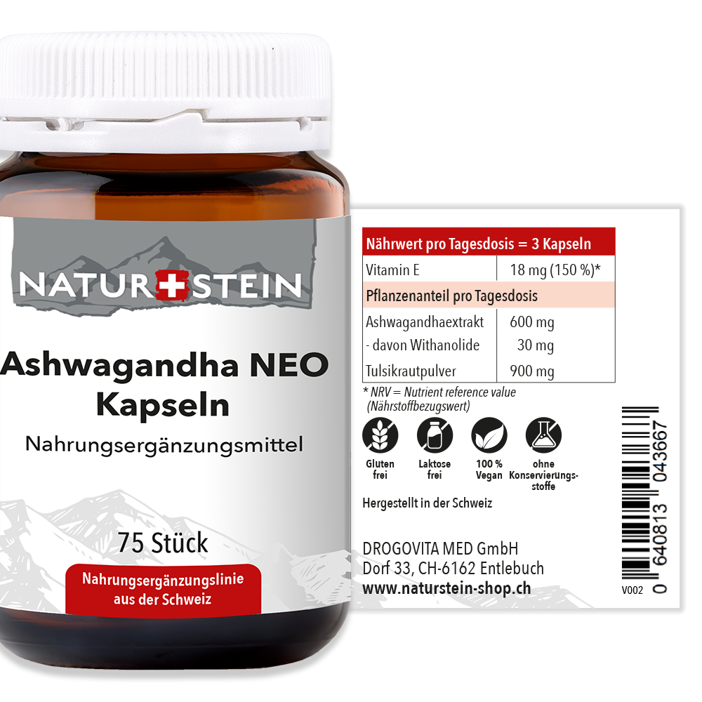 NATURSTEIN Ashwagandha Neo Kapseln (75 Stk)