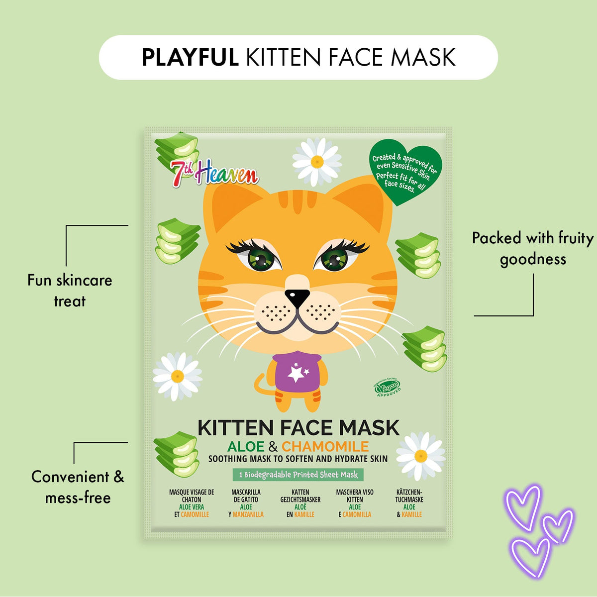 7th Heaven Sheet Mask Kitten (1 Stk)