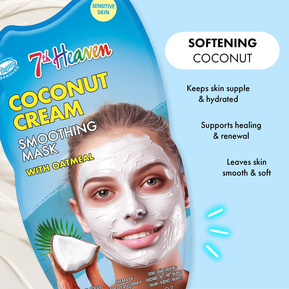 7th Heaven Cream Mask Coconut (15ml)