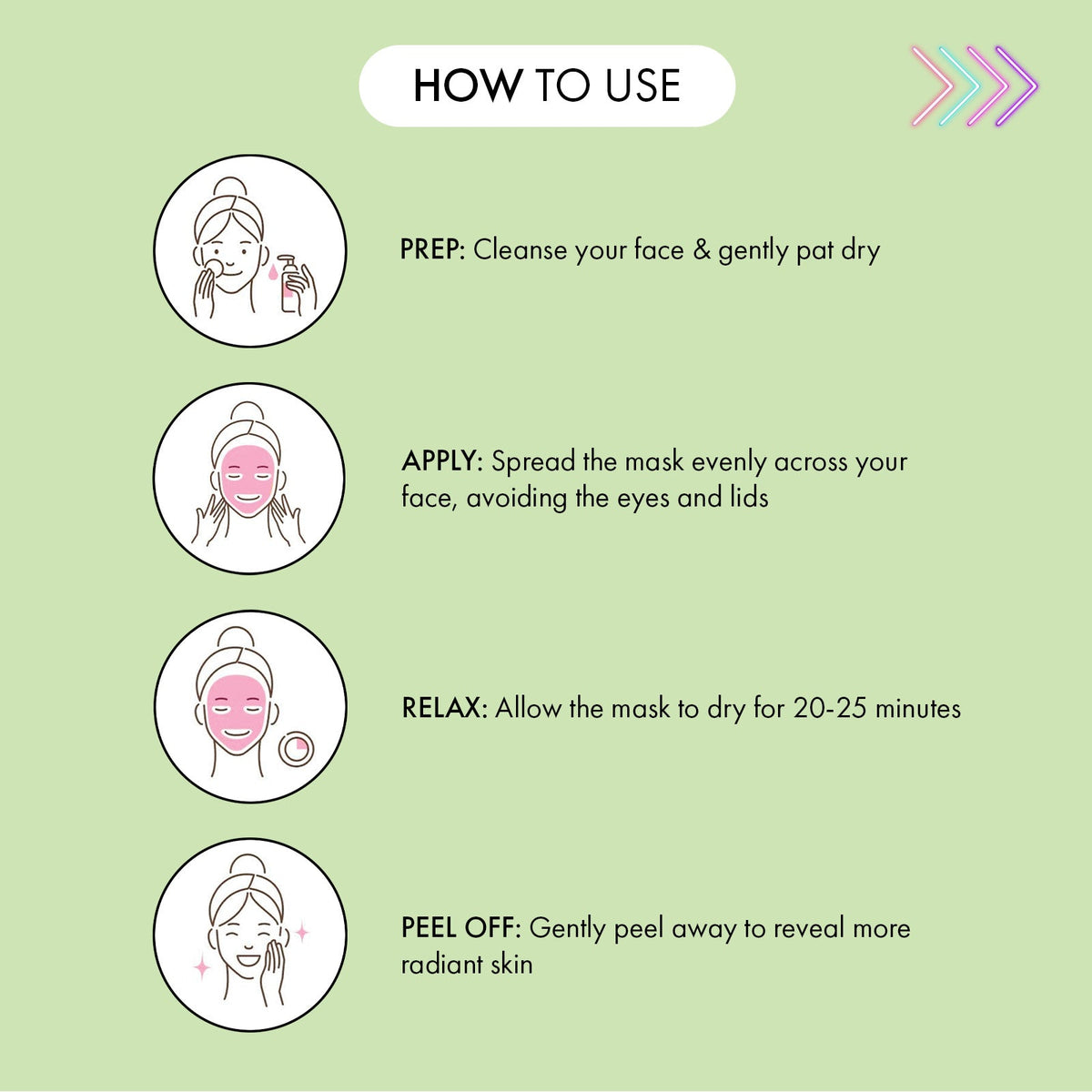 7th Heaven Peel-Off Mask Cucumber (10ml)