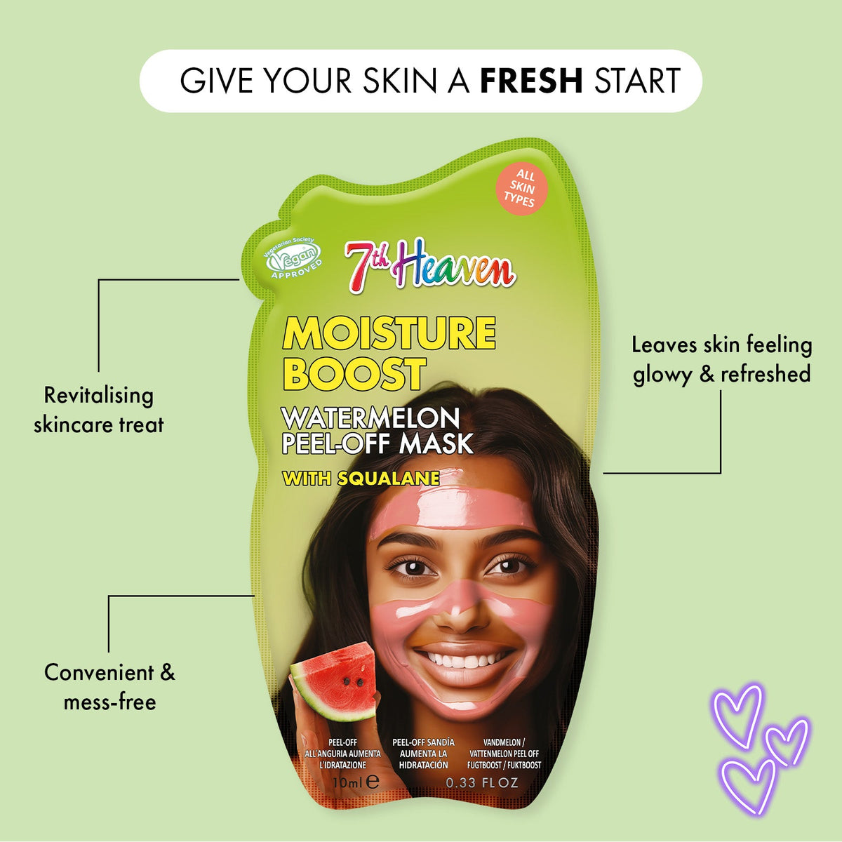 7th Heaven Peel-Off Mask Watermelon (10ml)