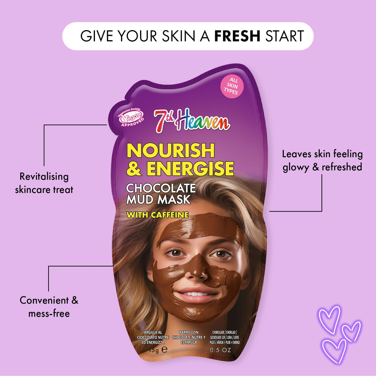 7th Heaven Mud Mask Chocolate (15g)