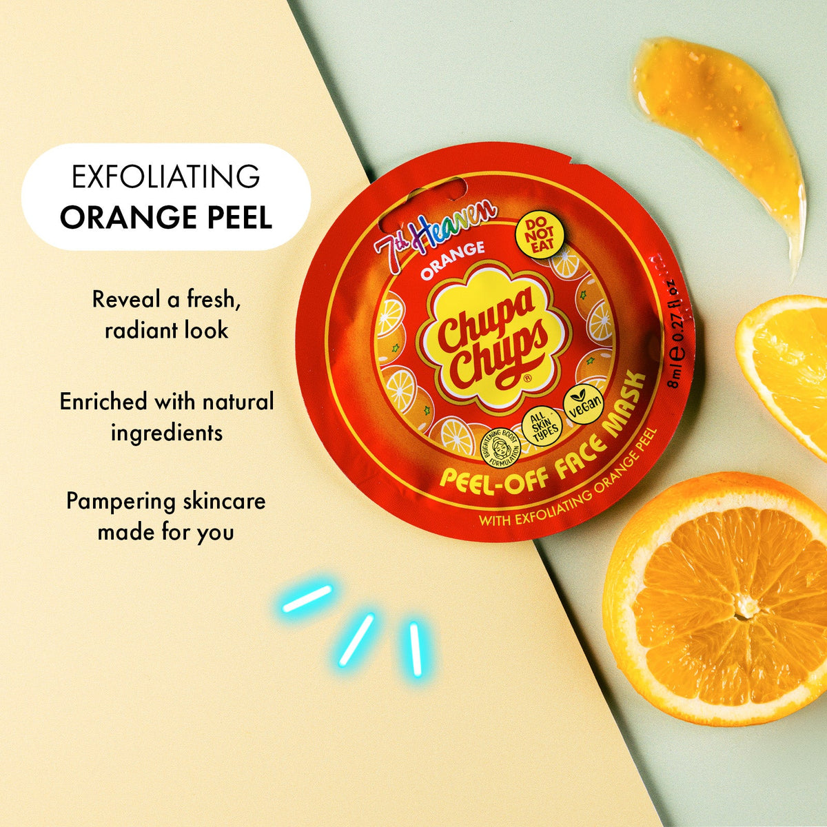 7th Heaven Peel-Off Mask Chupa Chups Orange (8ml)