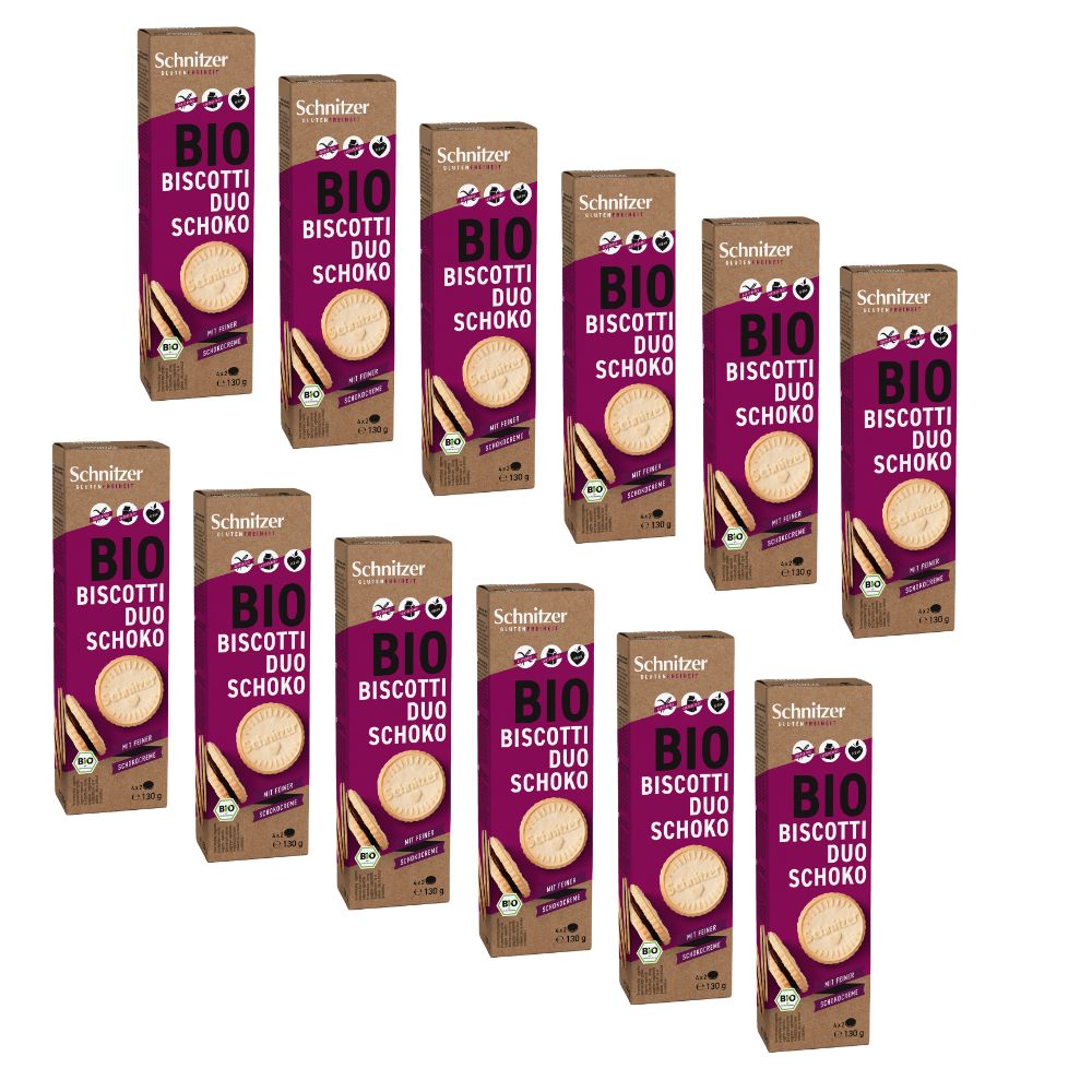 Schnitzer Biscotti Duo Schoko Bio (130g)