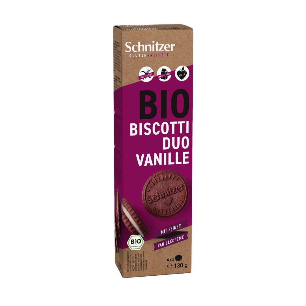 Schnitzer Biscotti Duo Vanille Bio (130g)