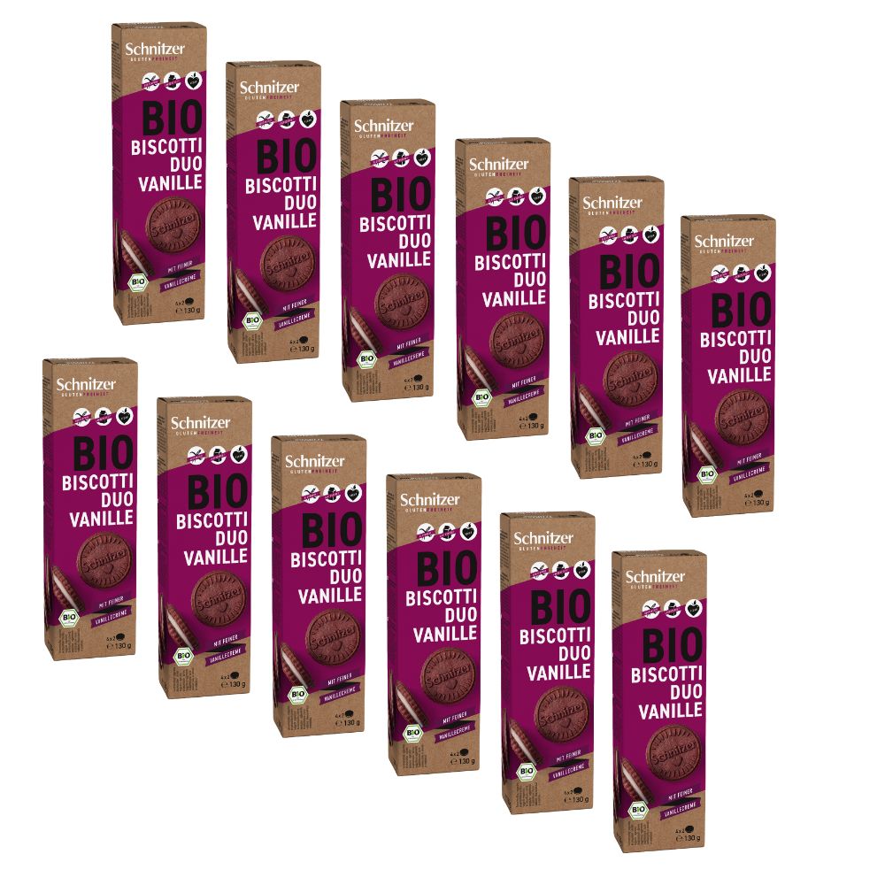Schnitzer Biscotti Duo Vanille Bio (130g)