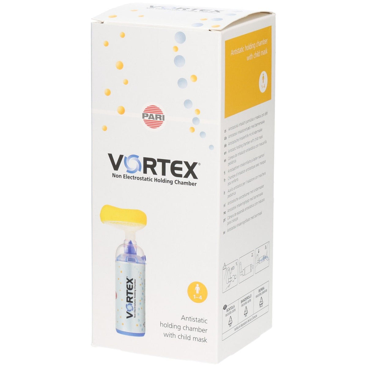 PARI VORTEX Inhalierhilfe mit Kindermaske 1-4 Jahre (1 Stk)