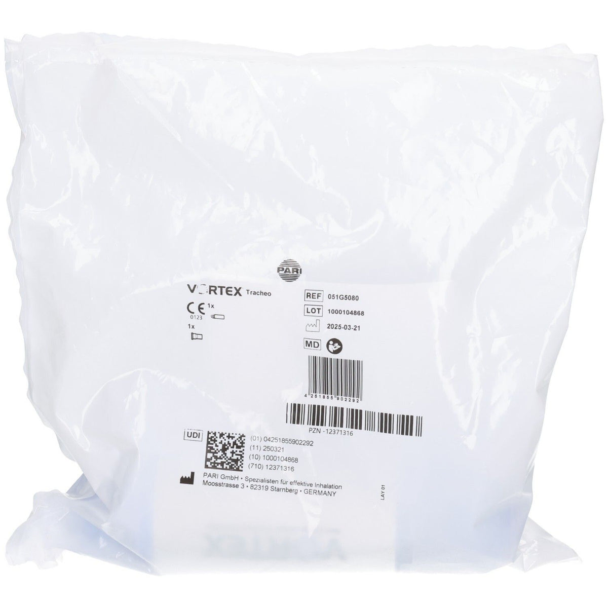 PARI VORTEX Tracheo Inhalierhilfe (1 Stk)
