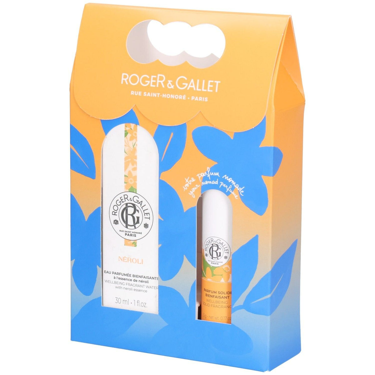 ROGER & GALLET Néroli Summer Set Eau Parfumée 30ml und Parfum Solide (1 Set)