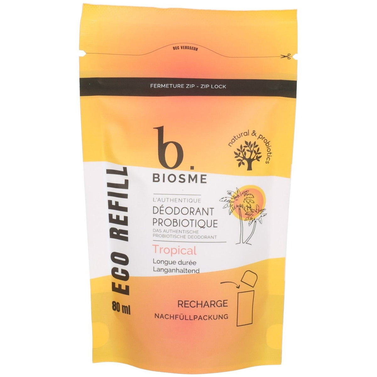 BIOSME Deodorant Tropical Refill (80ml)