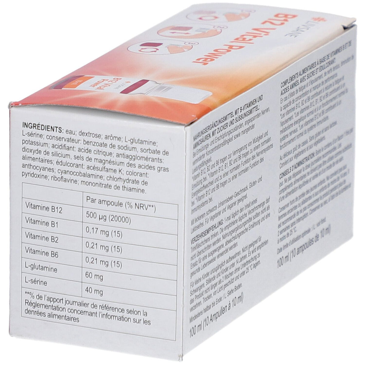Livsane B12 Vital Power Ampullen (10 x 10ml)