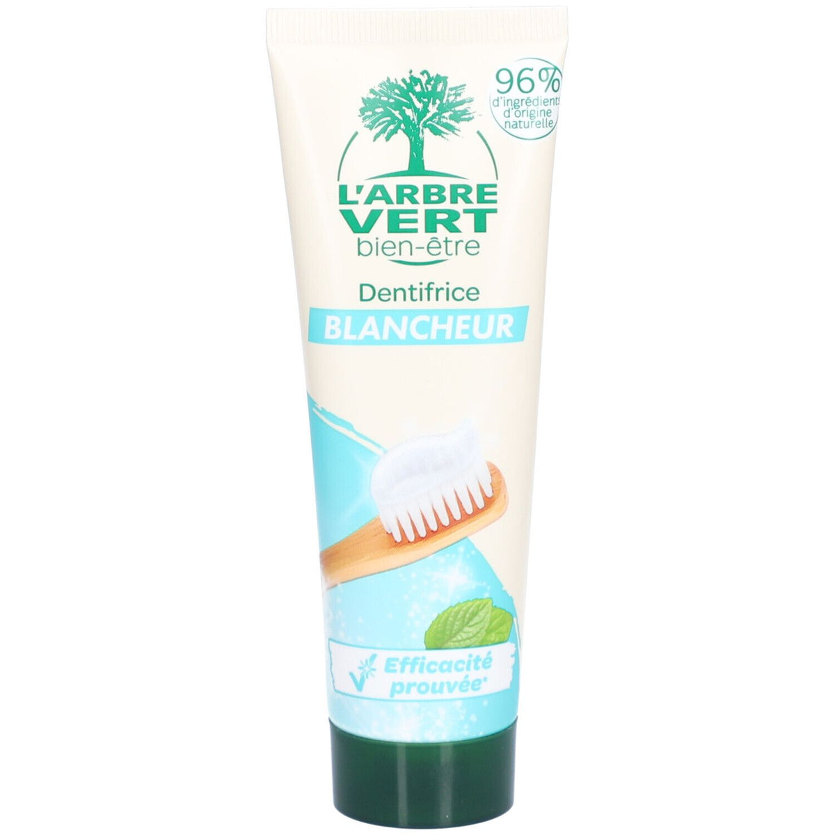 L'Arbre Vert Zahnpasta Sanftes Weiss (75ml)