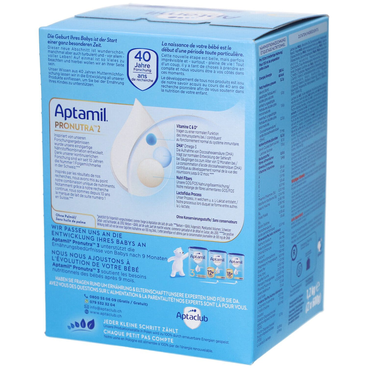 Aptamil Pronutra 2 Folgemilch Maxi Format (1200g)
