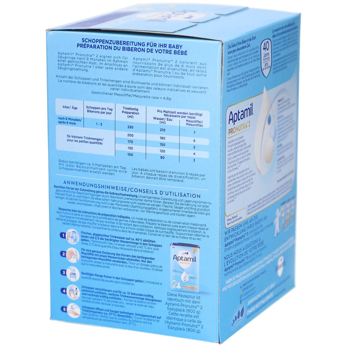 Aptamil Pronutra 2 Folgemilch Maxi Format (1200g)