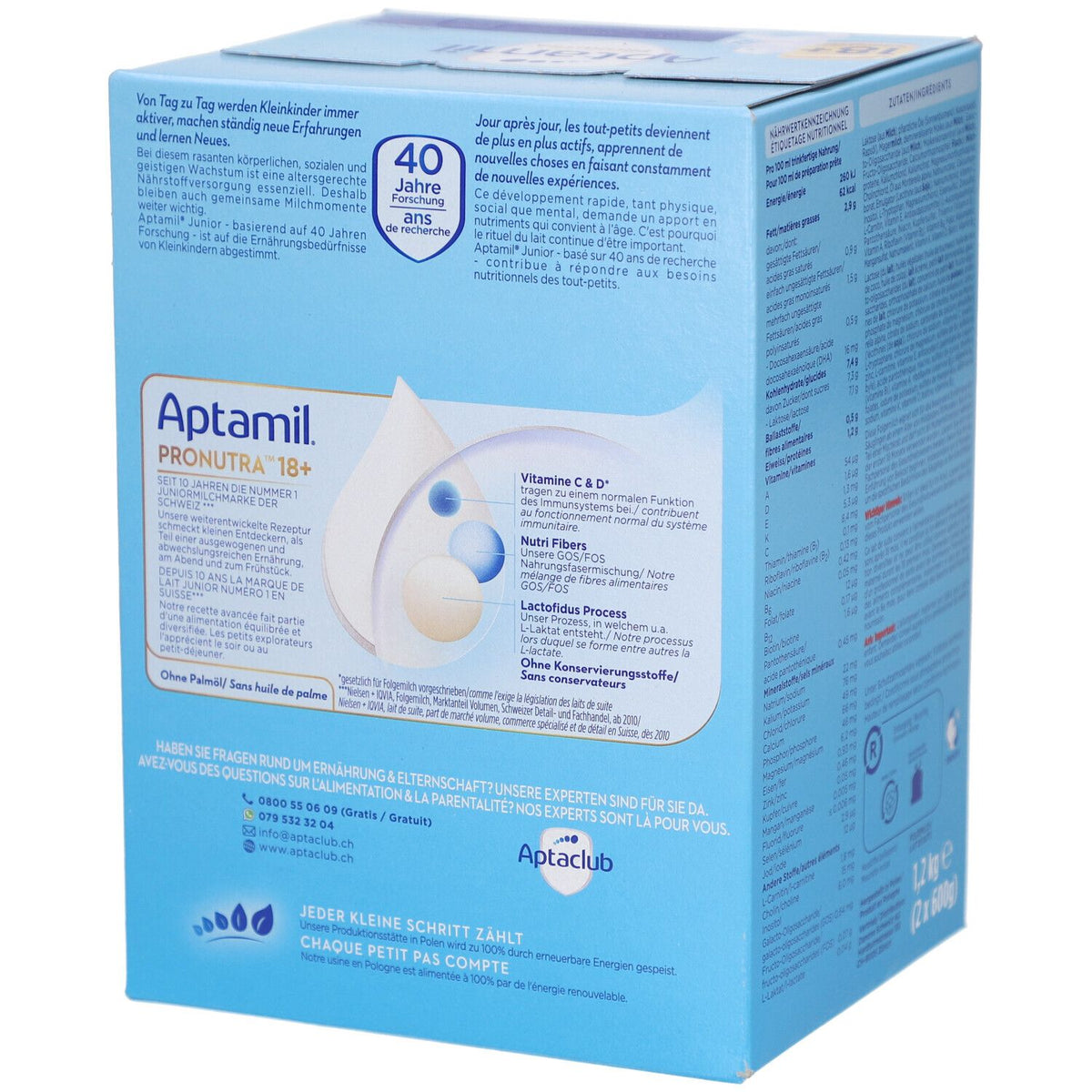 Aptamil Pronutra 18+ Kindermilch Maxi Format (1200g)