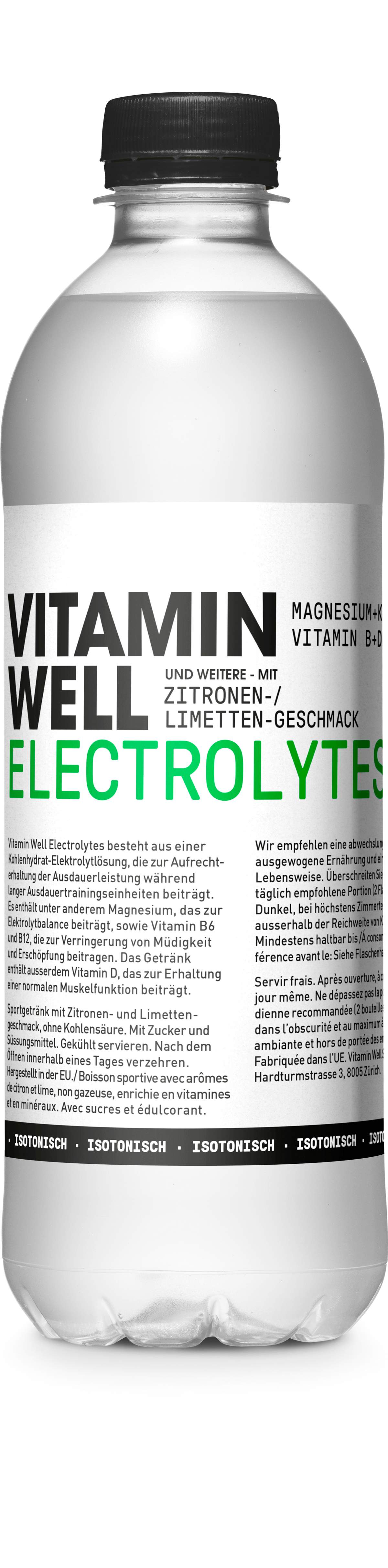 Vitamin Well Electrolyte  (12x500ml)