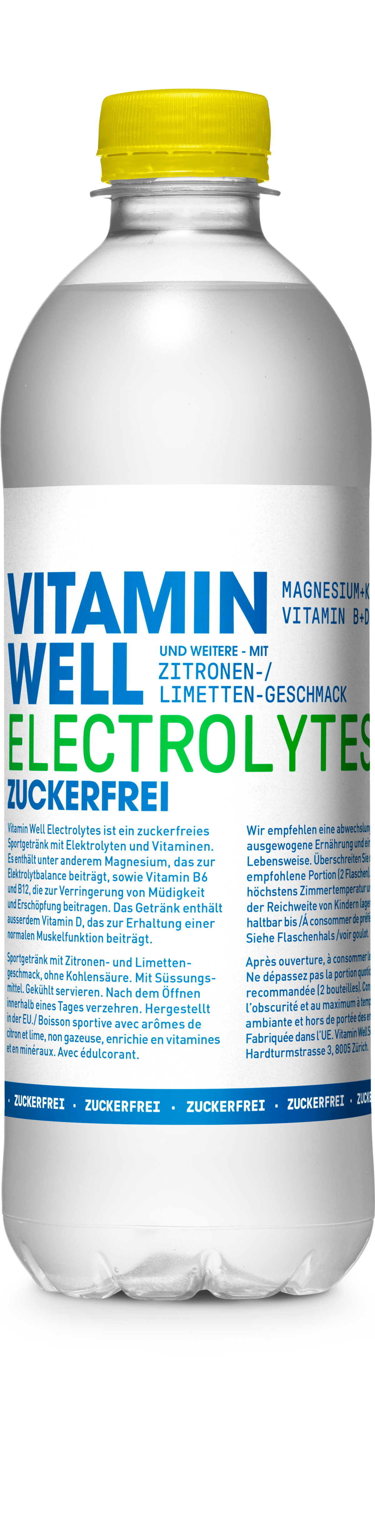 Vitamin Well Electrolyte Zuckerfrei (12x500ml)