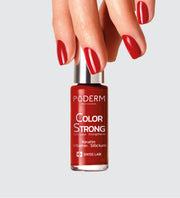 PODERM Vernis Color Strong Durcisseur Rouge allure 253 (8ml)