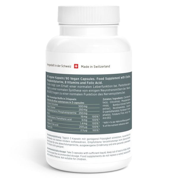 Kingnature Cholin Vida Kapseln 120mg (90 Stk)