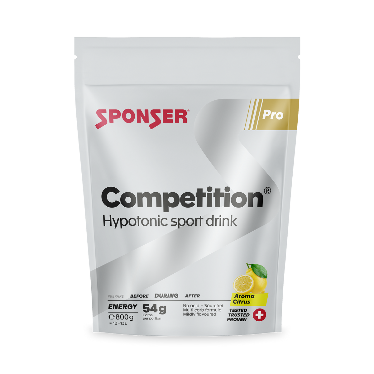 Sponser Competition Getränkepulver Citrus (800g)
